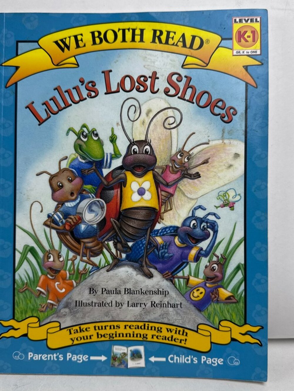 We Both Read Lulu's Lost Shoes Level K-1 Paula Blankenship ISBN 1891327569